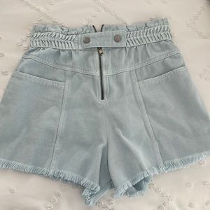 Sea New York Twill Button Shorts - size 2 blue